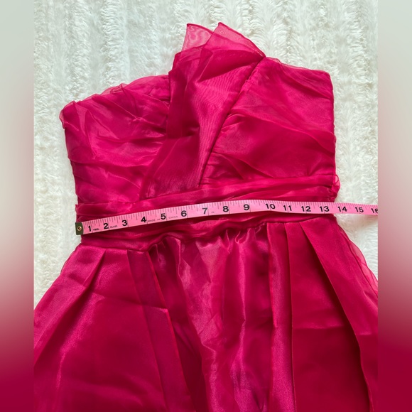 Ruby Rox Pink Strapless dress sz 9 - Picture 8 of 8